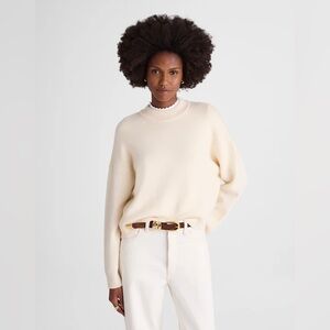 NWT MADEWELL SoftWool Boxy Crewneck Sweater